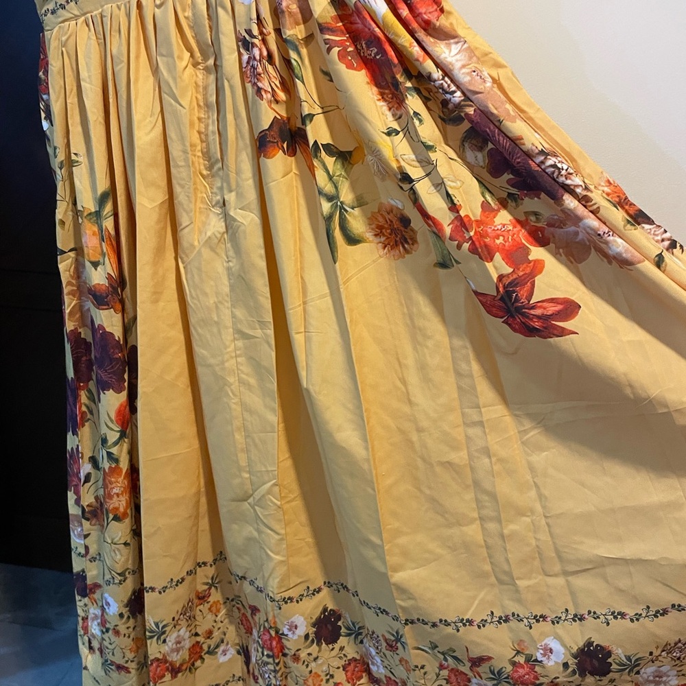 Zimmerman Yellow Floral Midi Sundress - Picture 11 of 14